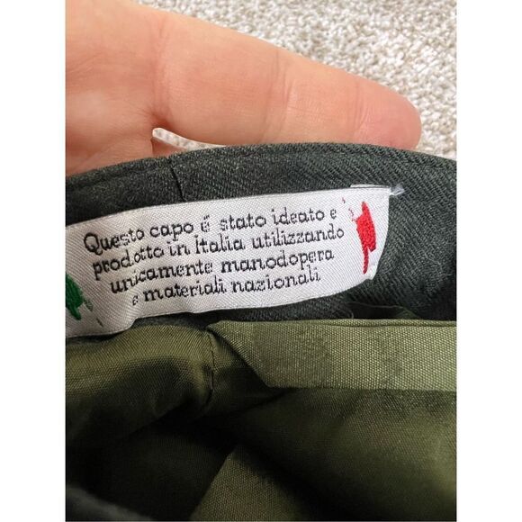 La Sartoria women skirt wool blend green made in Italy size small - Picture 7 of 8